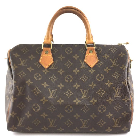 Louis Vuitton Speedy 30 Boston Brown Hand Satchel
